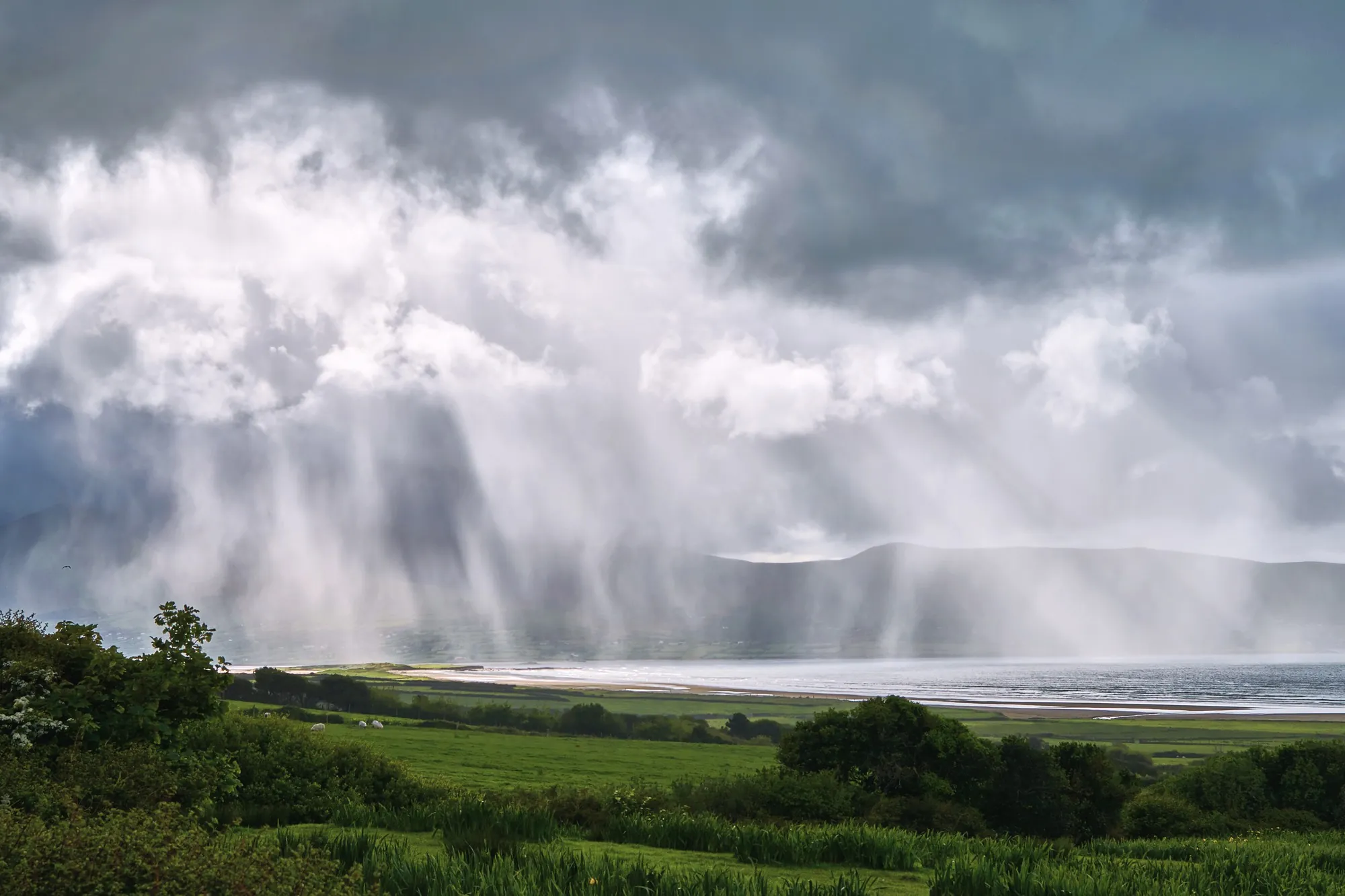Pluie irlandaise dans le comté de Kerry - © Eimantas