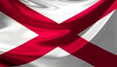 Drapeau : la croix de Saint Patrick