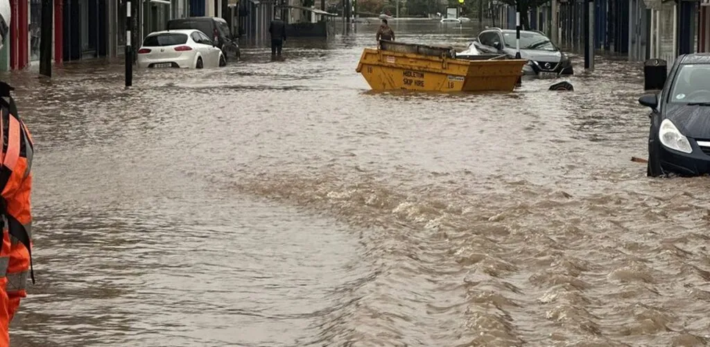 Le comté de Cork et ses villes frappés par d&rsquo;impressionnantes inondations.