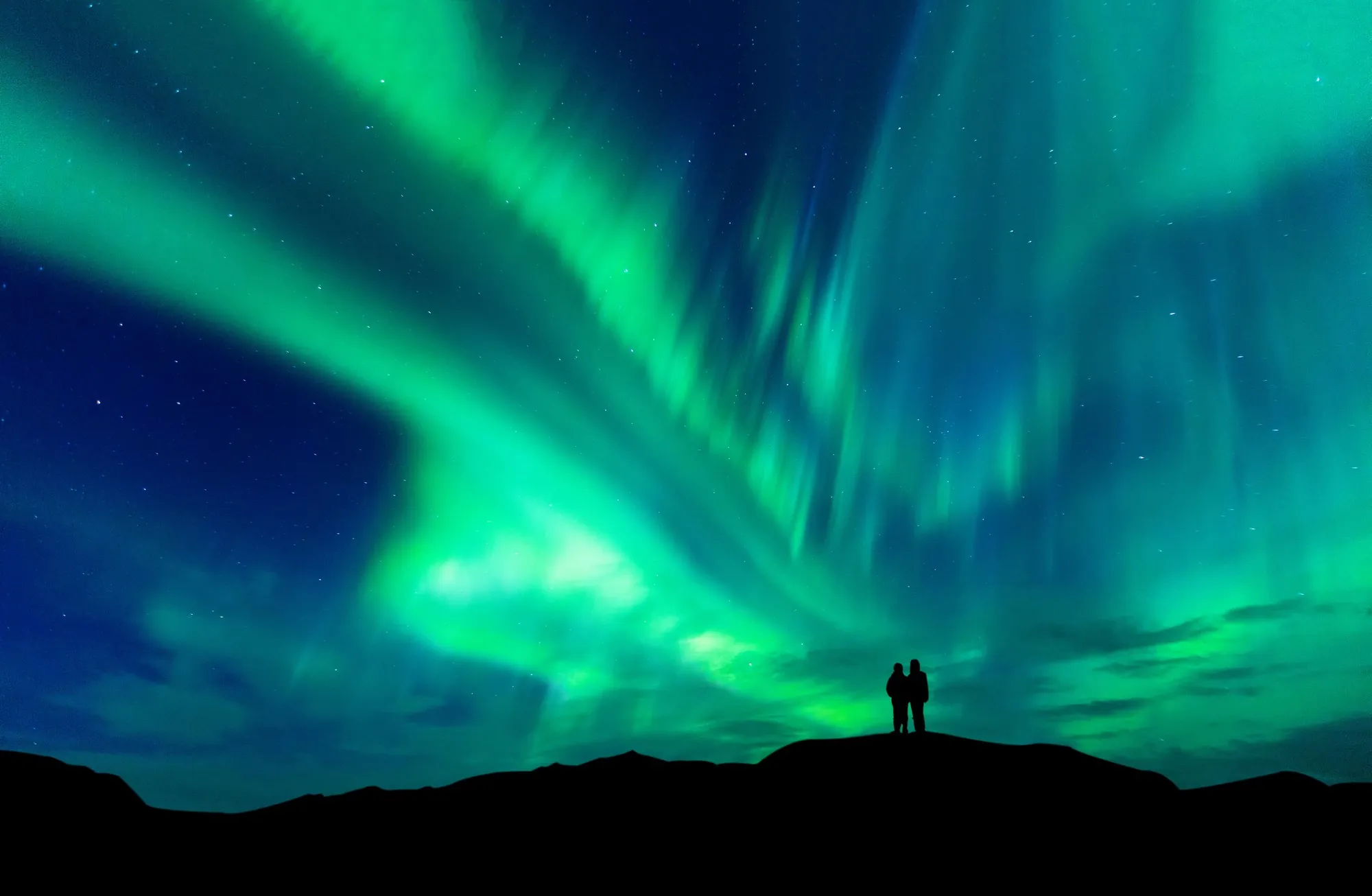 Une aurore boréale en Irlande - © basiczto