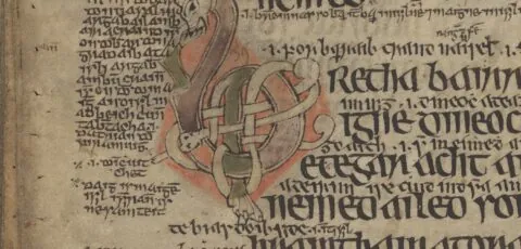 Manuscrit du XIVème siècle présentant la Loi de Brehon -