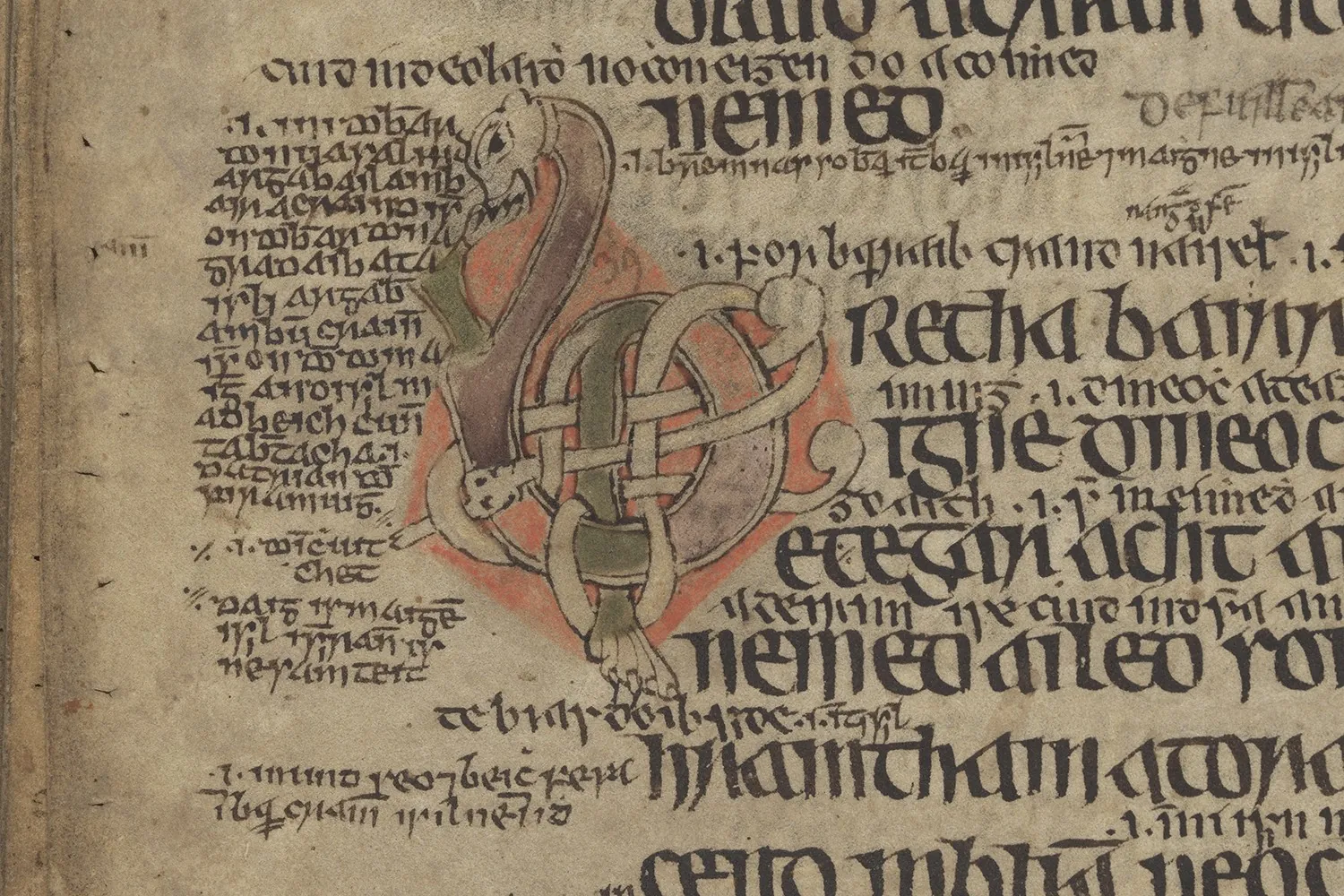 Manuscrit du XIVème siècle présentant la Loi de Brehon -
