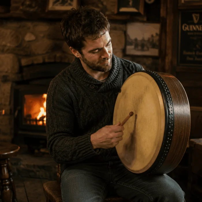 Un Bodhràn irlandais dans un irish pub - Go to Ireland.com