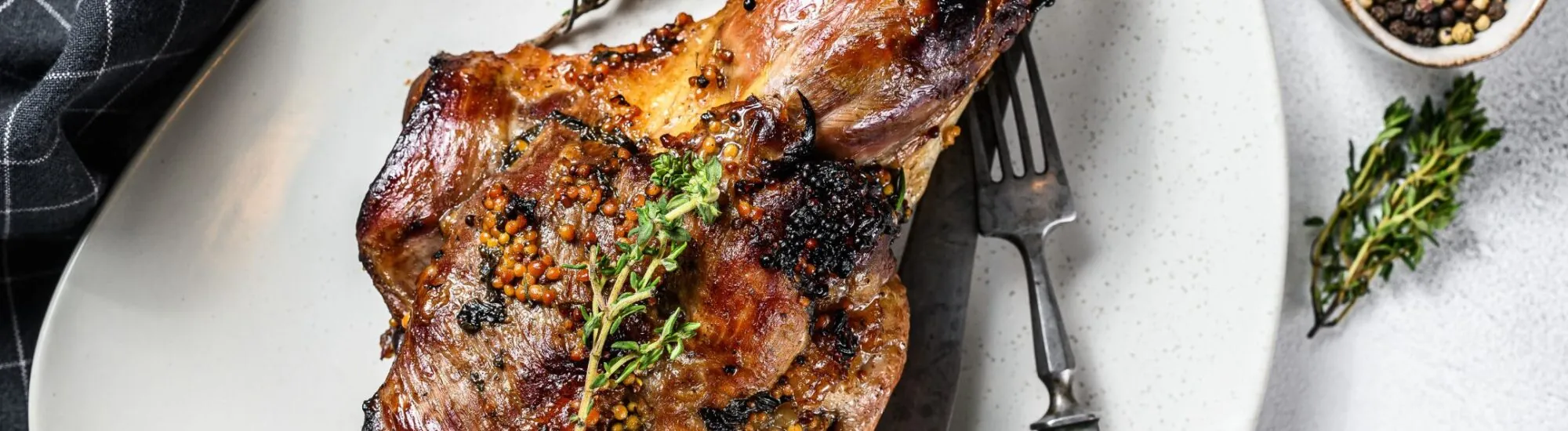 Le Roast Leg of Lamb