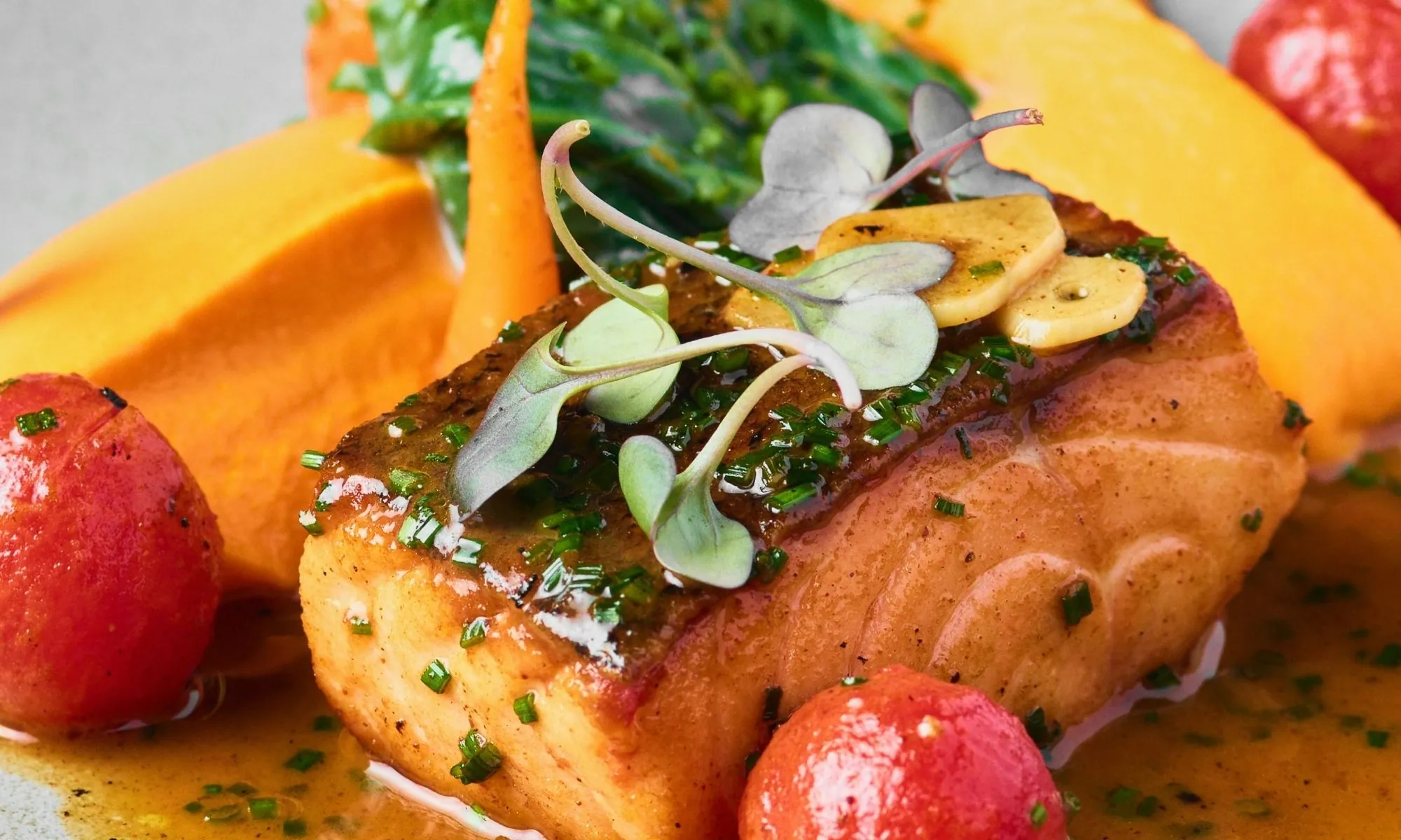 Saumon à la sauce au whiskey