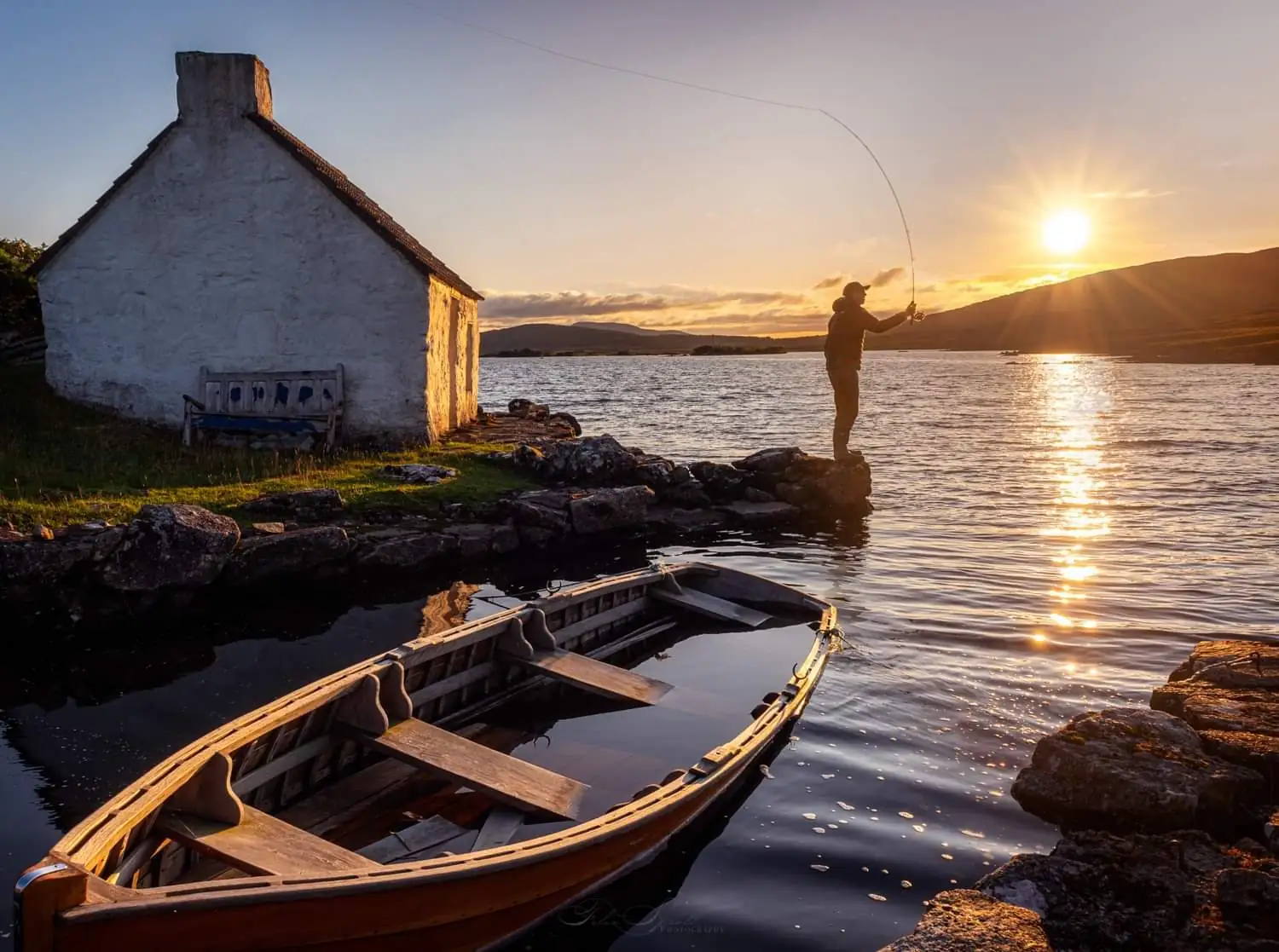 Pêcher en Irlande néessite une licence - ©Felix Sproll_Screebe House