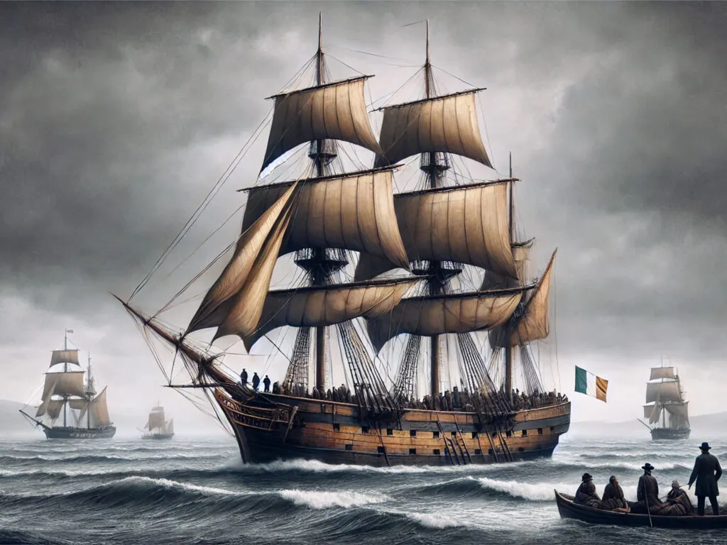 coffin ships bateaux cercueil irlande