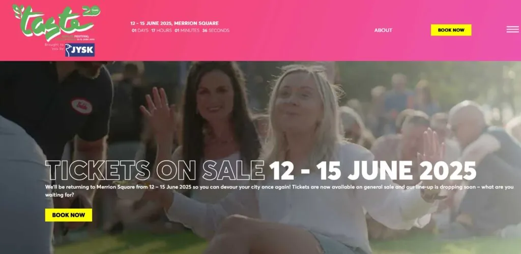 Taste of Dublin 2025 : le festival gourmand à ne pas manquer !