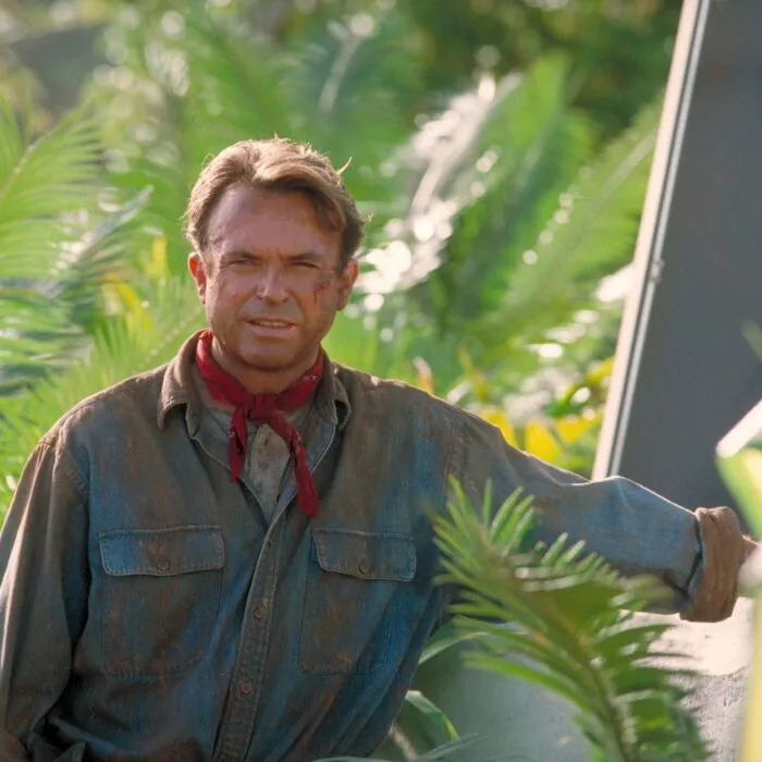 Sam Neill dans Jurassic Park