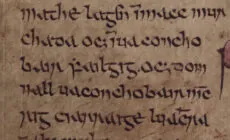 Annales d'Inisfallen, folio 34r – Bodleian Libraries, University of Oxford / Wikimedia Commons – Domaine public