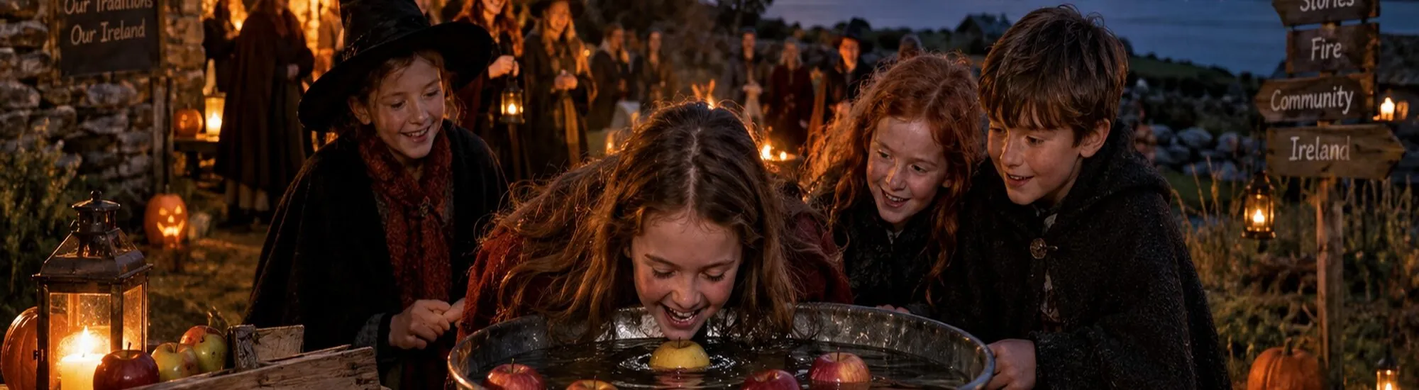 Les jeux traditionnels d’Halloween en Irlande