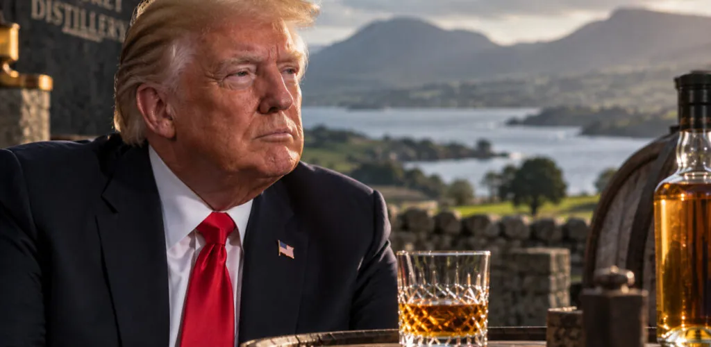 Donald Trump promet de supprimer les droits de douane sur le whiskey irlandais