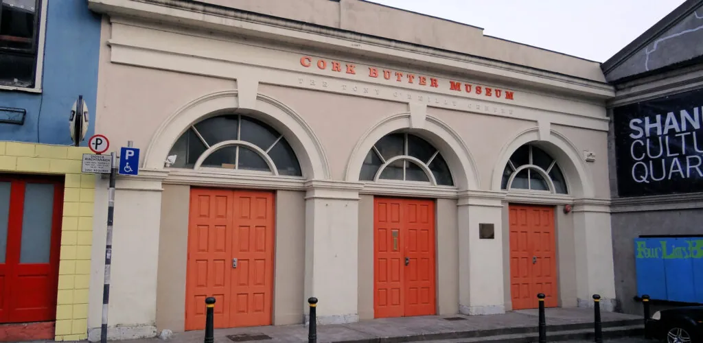 Façade du Butter Museum dans le quartier de Shandon à Cork