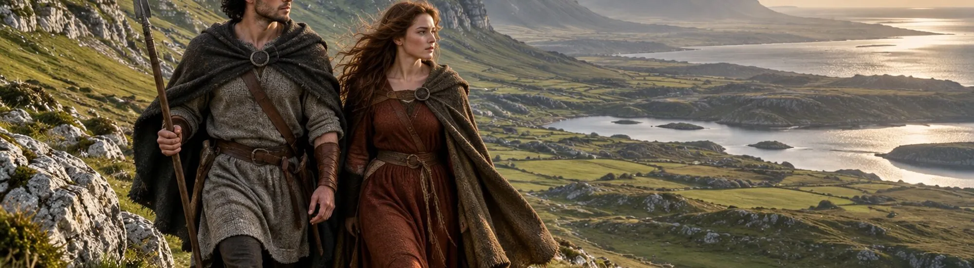 Diarmuid et Gráinne : la légende des amants fugitifs